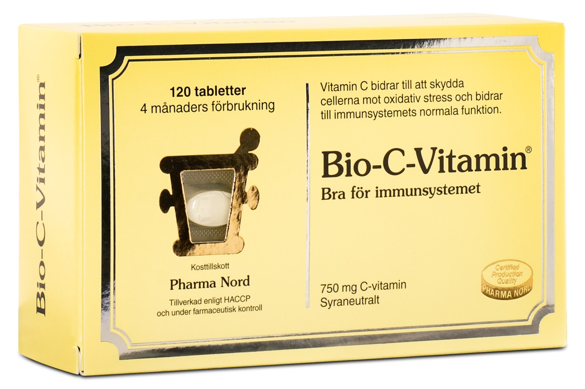 Pharma Nord Bio C Vitamin Svenskt Kosttillskott