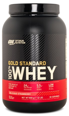 Miniatyrbild 100% Whey Gold Standard, Jordgubb, 900 g
