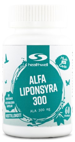 Alfa Liponsyra 300, Kosttillskott - Healthwell