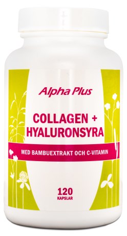 Alpha Plus Collagen + Hyaluronsyra, Kosttillskott - Alpha Plus