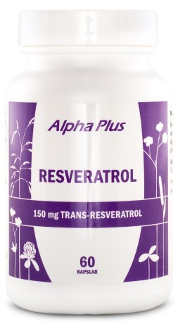 Alpha Plus Resveratrol, Kosttillskott - Alpha Plus