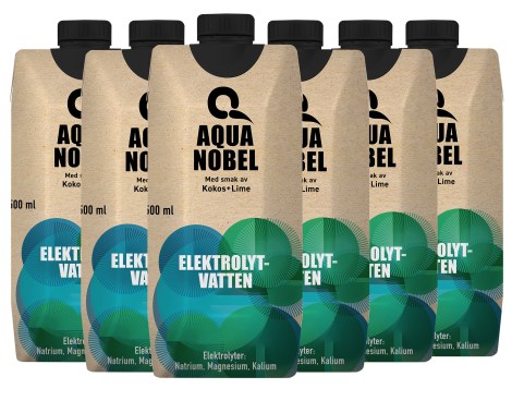 Miniatyrbild Aqua Nobel Elektrolytvatten, Kokos/Lime, 6-pack