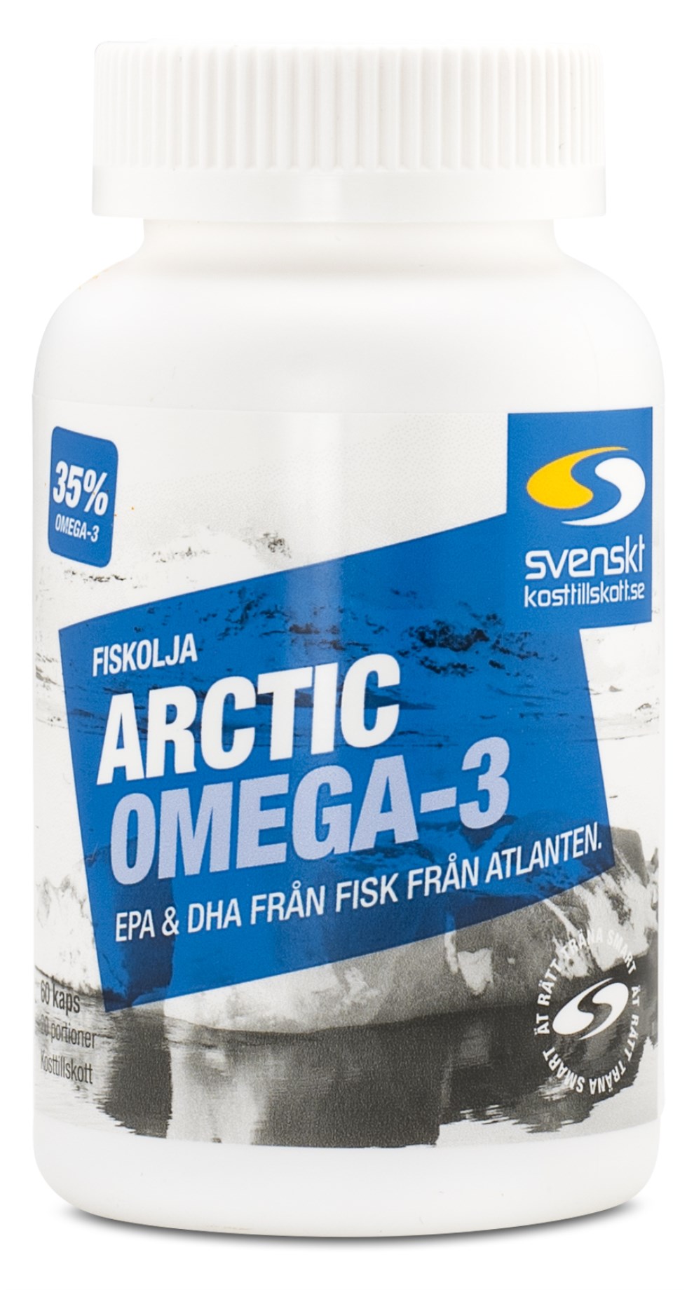 Arctic Omega3 fiskolja Från djuphavsfisk Svenskt Kosttillskott