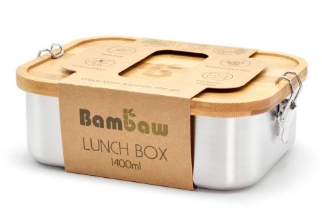 Bambaw Lunch Box Bamboo Lid, Livsmedel - Bambaw