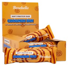Miniatyrbild Barebells Soft Protein Bar, Cinnamon Bun, 12-pack