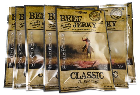 Beef Jerky, Livsmedel - Beef Jerky Snacks