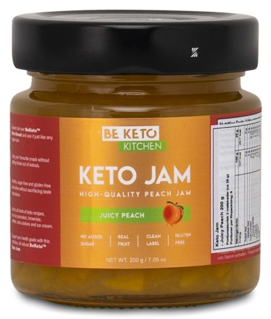 Miniatyrbild BeKeto KETO Jam, Juicy Peach, 200 g