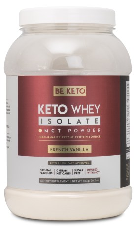 Miniatyrbild BeKeto KETO Whey + MCT, French Vanilla, 800 g
