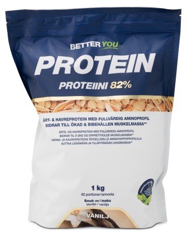 Miniatyrbild Better You rt & Havreprotein, Vanilj, 1 kg