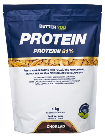 Miniatyrbild Better You rt & Havreprotein, Choklad, 1 kg