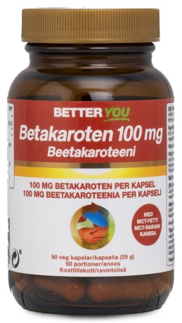 Miniatyrbild Better You Betakaroten 100 mg, 50 kaps
