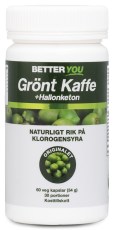 Miniatyrbild Better You Gr�nt Kaffe + Hallonketon, 60 kaps
