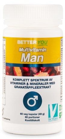 Better You Multivitamin Man, Kosttillskott - Better You