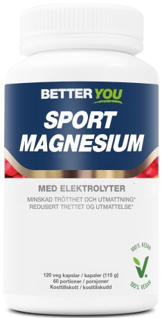 Miniatyrbild Better You Sportmagnesium, 120 kaps