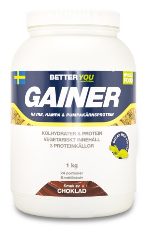 Better You Vegetarisk Gainer, Kosttillskott - Better You
