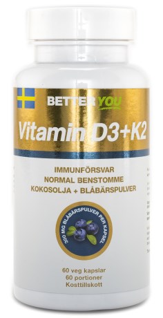 Better You Vitamin D3 + K2, Kosttillskott - Better You