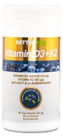 Better You Vitamin D3 + K2, Vitamin & Mineraltillskott - Better You