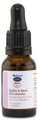 BioCare Bebis & Barn D3-vitamin, Vitamin & Mineraltillskott - BioCare