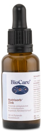 BioCare Nutrisorb Zink, Vitamin & Mineraltillskott - BioCare