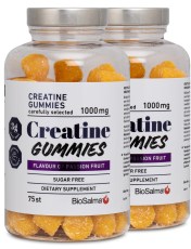 Miniatyrbild BioSalma Creatine Gummies 1000 mg, Passion Fruit, 150 Gummies
