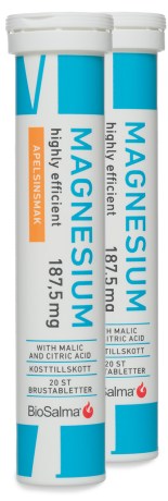 Miniatyrbild BioSalma Magnesium 187,5 mg, Apelsin, 40 brustabl