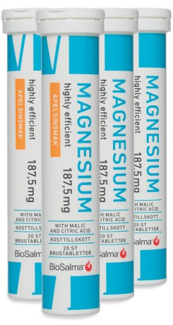 Miniatyrbild BioSalma Magnesium 187,5 mg, Apelsin, 80 brustabl