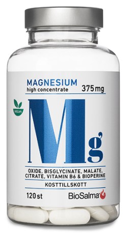 Miniatyrbild BioSalma Magnesium 375 mg, 120 tabl