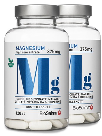 Miniatyrbild BioSalma Magnesium 375 mg, 240 tabl