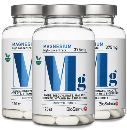 Miniatyrbild BioSalma Magnesium 375 mg, 360 tabl