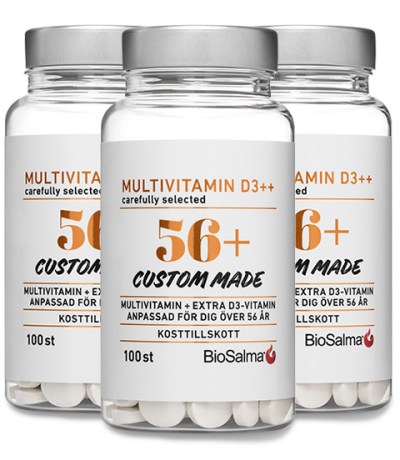 Miniatyrbild BioSalma Multivitamin 56+ D3++, 300 tabl