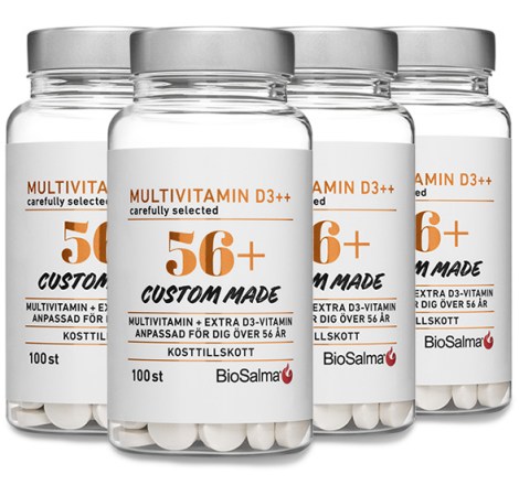 Miniatyrbild BioSalma Multivitamin 56+ D3++, 400 tabl