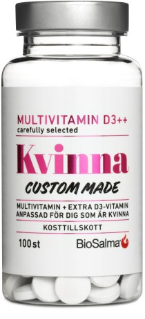 Miniatyrbild BioSalma Multivitamin Kvinna D3-vitamin++, 100 tabl
