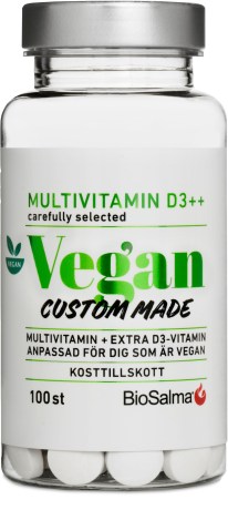 Miniatyrbild BioSalma Multivitamin Vegan D3-vitamin ++, 100 tabl