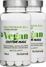 Miniatyrbild BioSalma Multivitamin Vegan D3-vitamin ++, 200 tabl