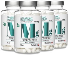 Miniatyrbild BioSalma Organiskt Magnesium 120 mg , 360 kaps