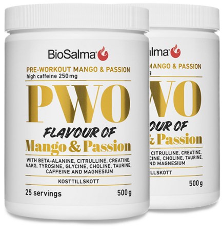 Miniatyrbild BioSalma PWO, Mango & Passionsfrukt, 1000 g
