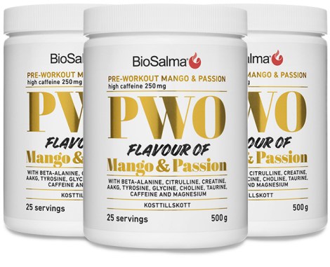 Miniatyrbild BioSalma PWO, Mango & Passionsfrukt, 1500 g
