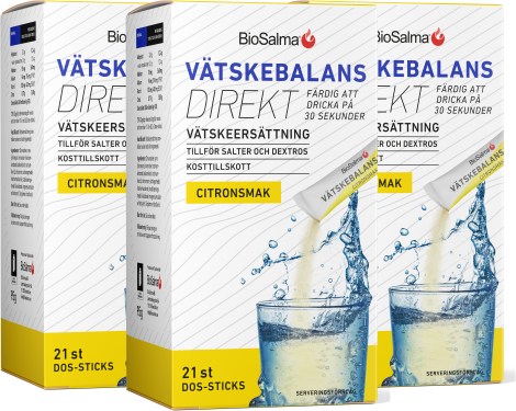 Miniatyrbild BioSalma V�tskebalans Direkt, Citronsmak, 63 dos-sticks