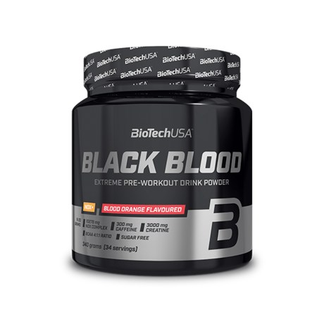 Miniatyrbild BioTechUSA Black Blood NOX+, Blood Orange, 340 g