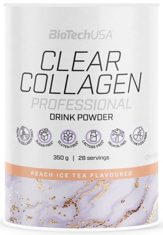 Miniatyrbild BioTechUSA Clear Collagen Professional, Peach Ice Tea, 350 g