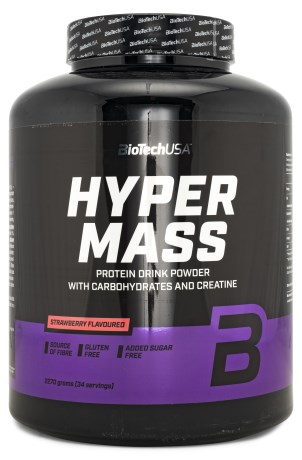 Miniatyrbild BioTechUSA Hyper Mass, Strawberry, 2270 g