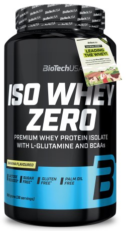 Miniatyrbild BioTechUSA Iso Whey Zero, Banana, 908 g