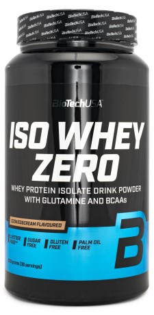 Miniatyrbild BioTechUSA Iso Whey Zero, Cookies & Cream, 908 g