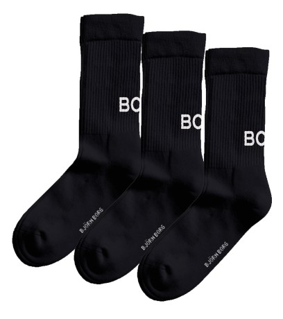 Miniatyrbild Bjrn Borg Core Crew Polyamide Socks 3p, 36-40, Multipack 3