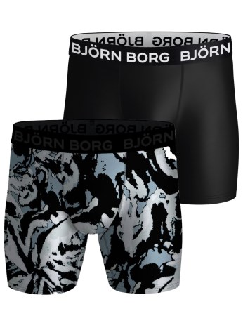 Miniatyrbild Bjrn Borg Performance Boxer 2-pack, S, Black/Multi