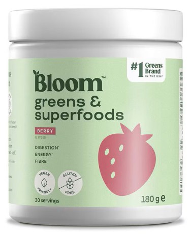 Miniatyrbild BLOOM Greens & Superfoods, Berry, 180 g
