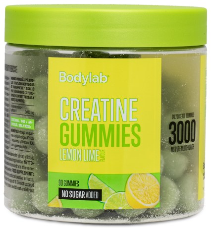 Miniatyrbild Bodylab Creatine Gummies, Lemon Lime, 90 Gummies