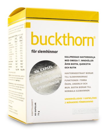Buckthorn Kapslar, Kosttillskott - Elexir Pharma