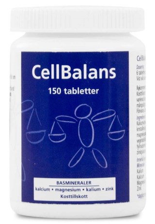 CellBalans Basmineraler, Vitamin & Mineraltillskott - Carls-Bergh Pharma