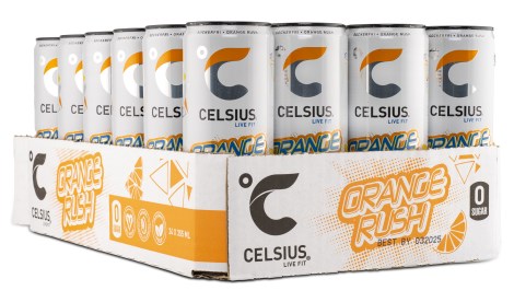 Miniatyrbild Celsius, Orange Rush, 24-pack
